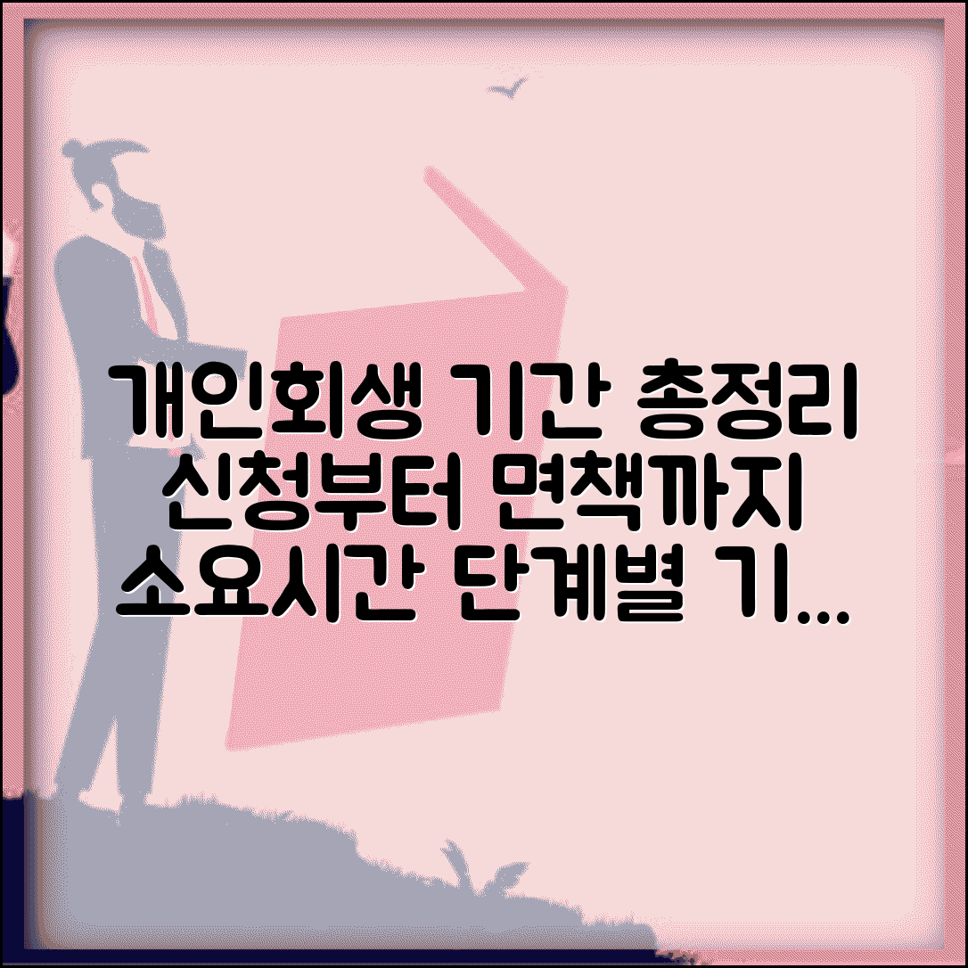 개인회생 기간 총정리 | 신청부터 면책까지 소요시간 | 단계별 기간 | 단축방법 | 지연사유
