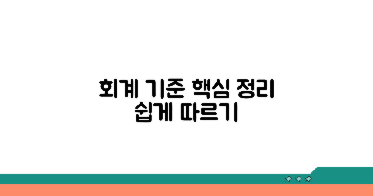 회계 기준 따른 처리 방법