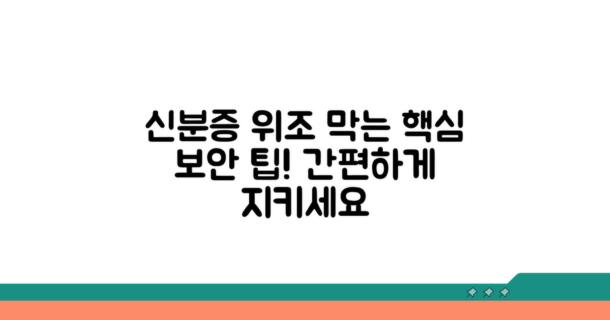 스마트하게 신분증 위변조 막기