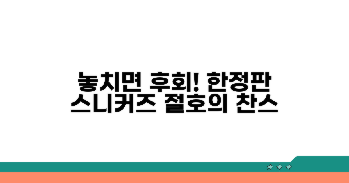 한정판 스니커즈, 구매 찬스 잡기