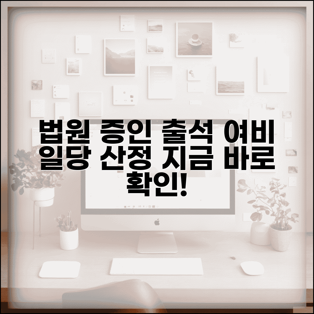 증인 여비 산정표 법정 출석 | 법원 증인 출석시 지급되는 여비와 일당 산정 기준