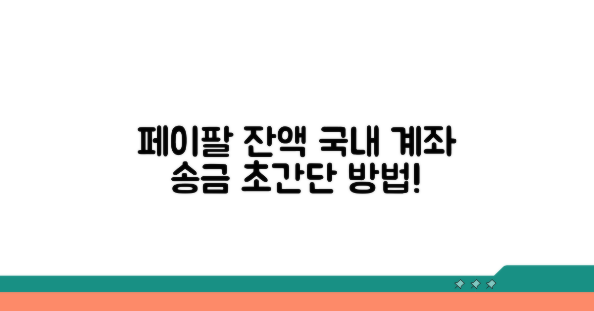 국내 계좌로 페이팔 잔액 옮기는 법