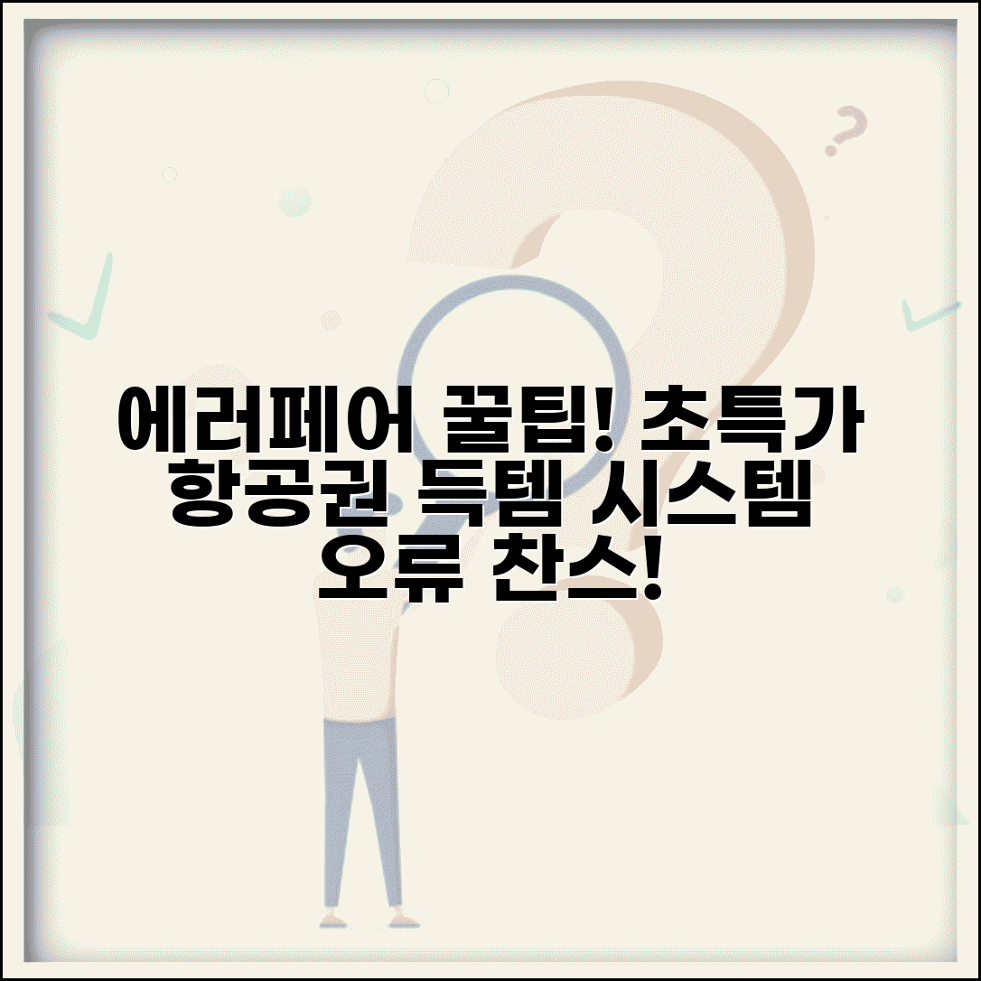 에러페어 항공료 찾는 방법 | 항공사 시스템 오류로 생기는 초특가 항공권 잡는 법
