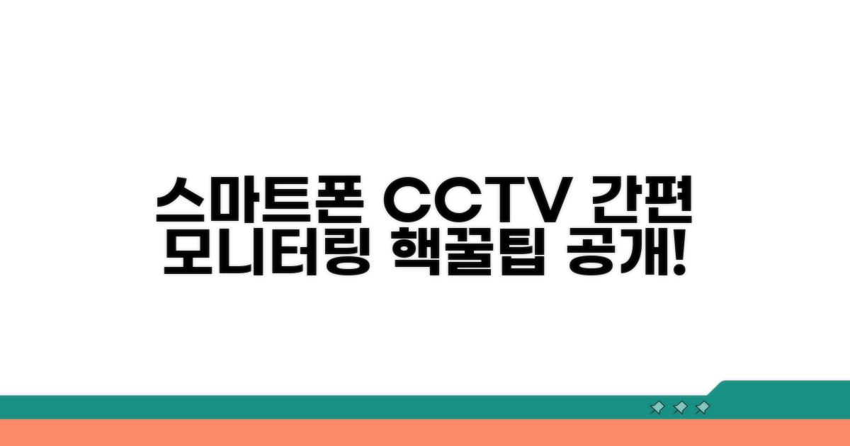 스마트폰 CCTV 모니터링 완벽 가이드