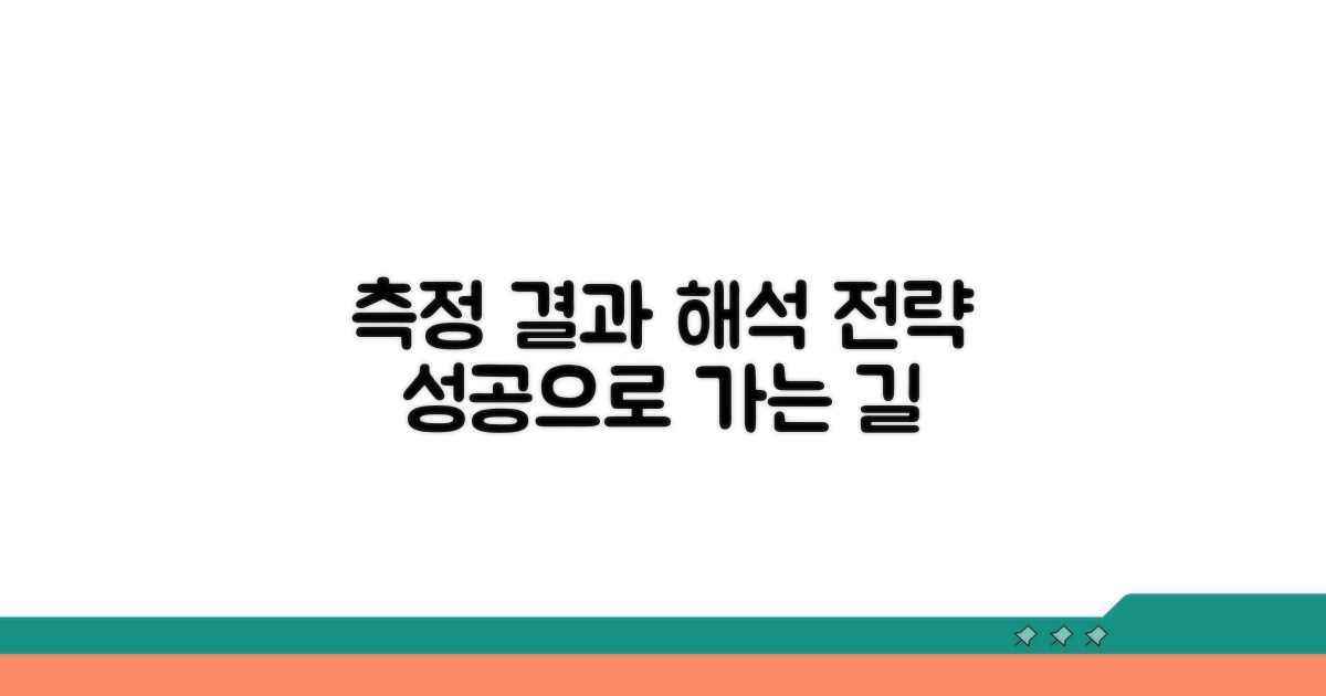 측정 결과 해석 및 대응 전략