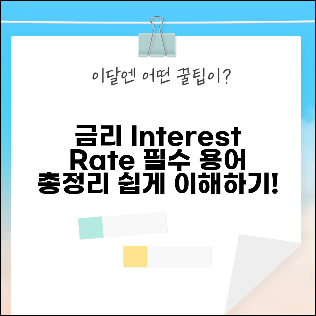 금리 영어로 interest rate 관련 용어 총정리