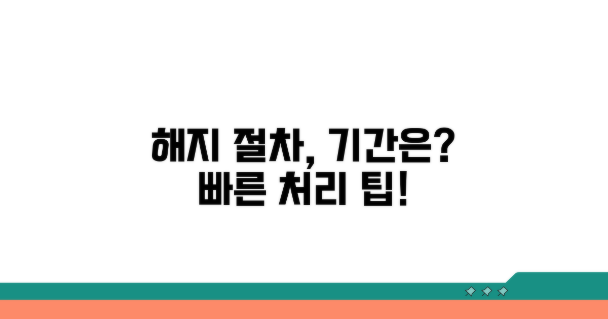해지 절차, 처리 기간은 얼마나 걸릴까?