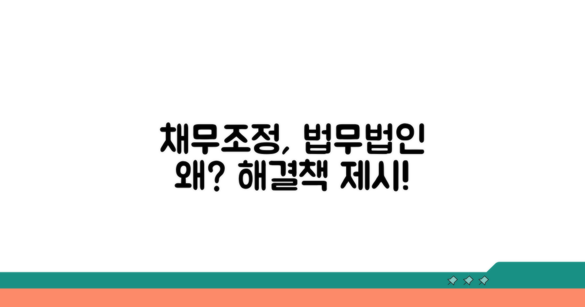 채무조정 법무법인, 왜 필요할까?