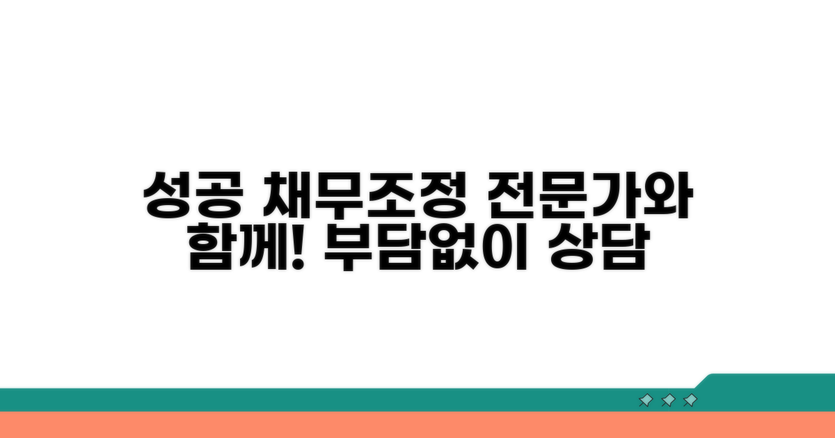 성공적인 채무조정, 전문가와 함께!