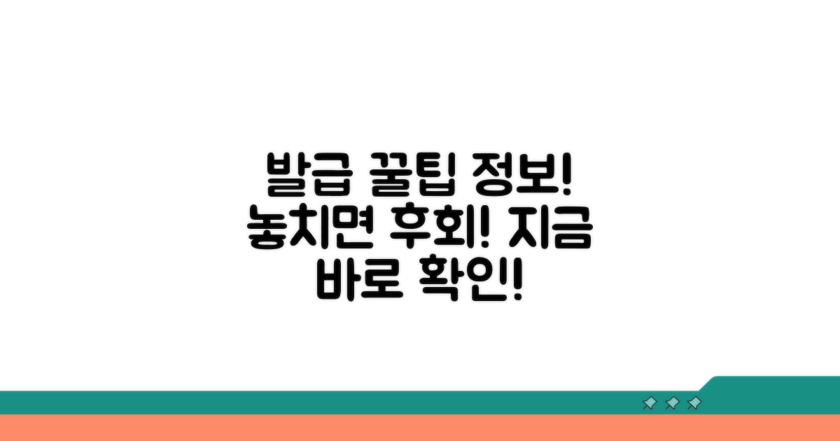 추가 정보와 발급 꿀팁