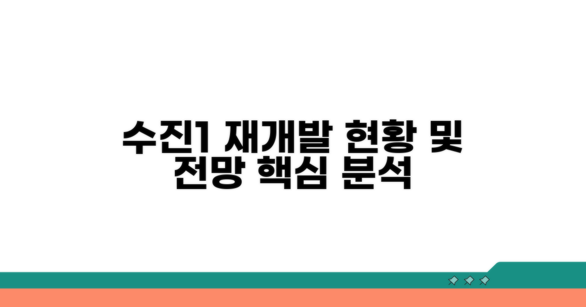 수진1구역 재개발 현황 분석