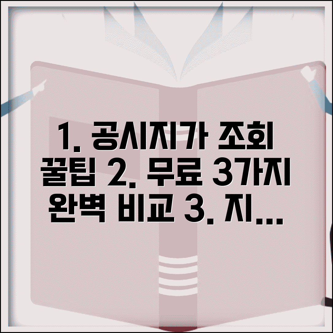 토지 공시지가 조회 사이트 | 무료 확인 방법 3가지 완벽 비교 및 주의사항