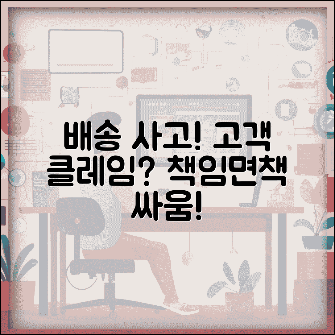 배송업체 분실로 고객 컴플레인받을때 | 책임 소재와 면책 주장