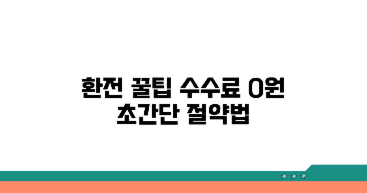 환전 수수료 아끼는 꿀팁 대방출