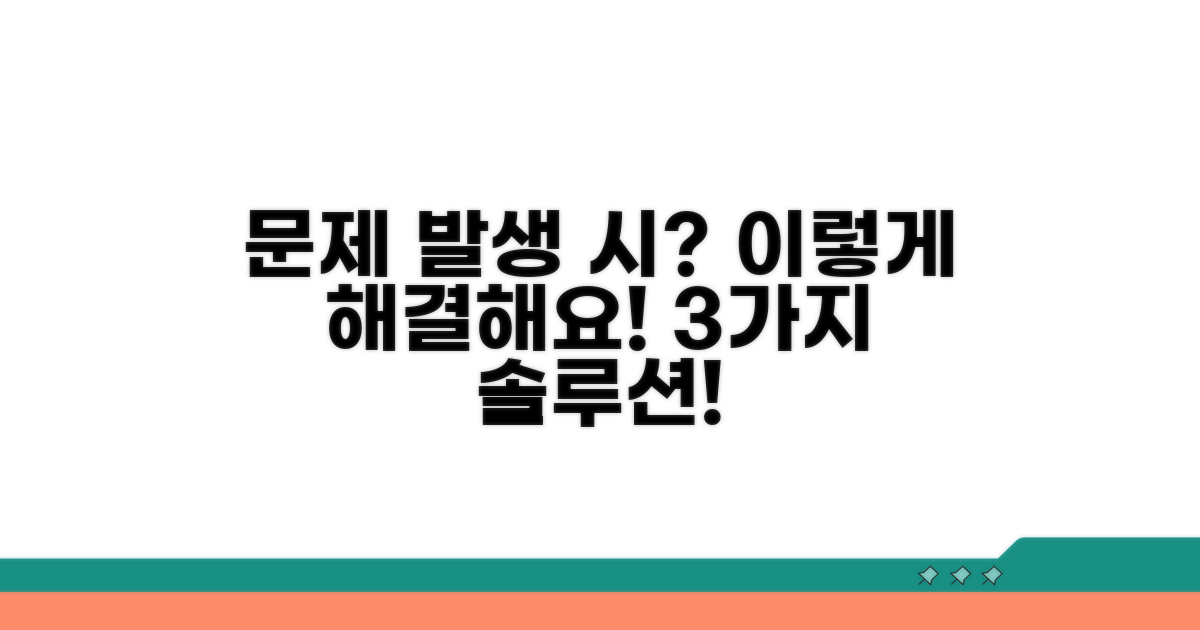 문제 발생 시 대처 방법 3가지
