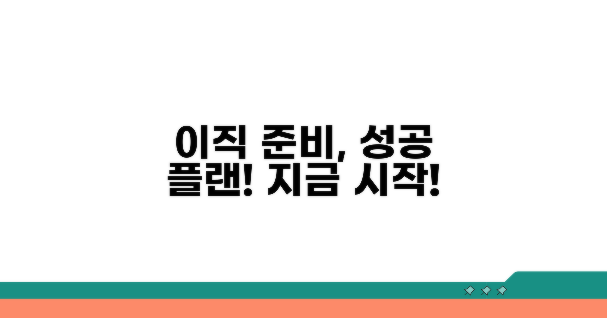 이직 준비 기간, 계획 세우기