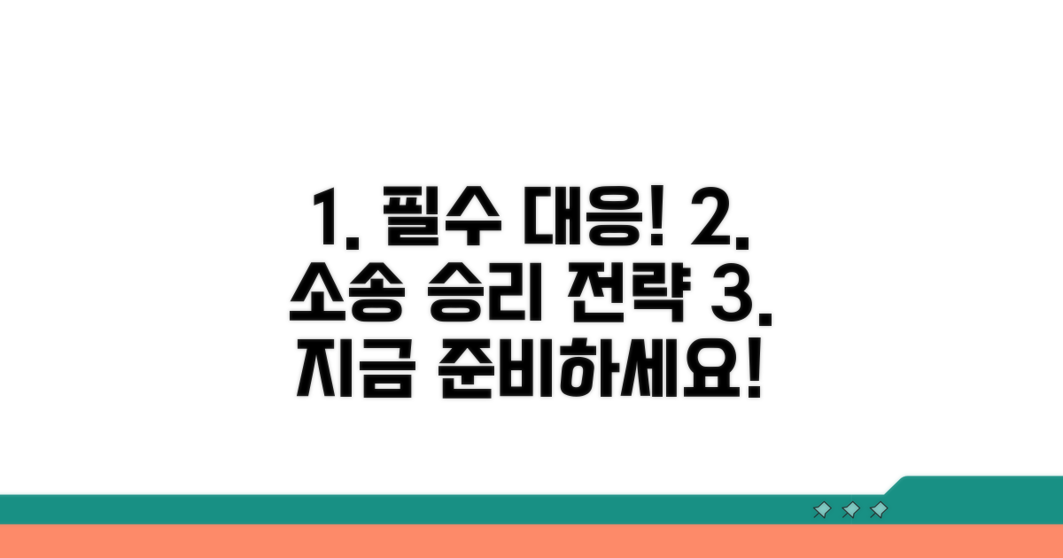 효과적인 대응 방법과 소송 준비