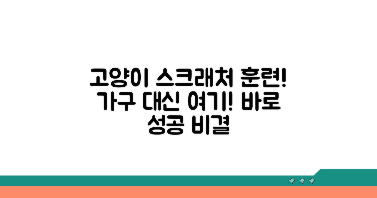 가구 대신 스크래처로 유도하는 방법