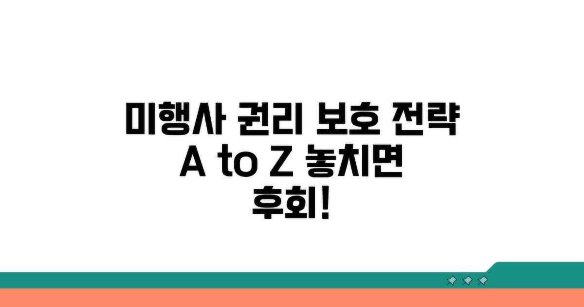 미행사 시 권리 보호 전략