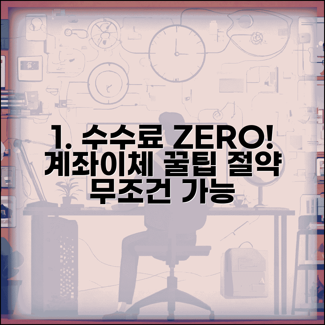 수수료 없는 계좌이체 방법 있나요 | 계좌이체수수료 | 무료이체 | 절약방법