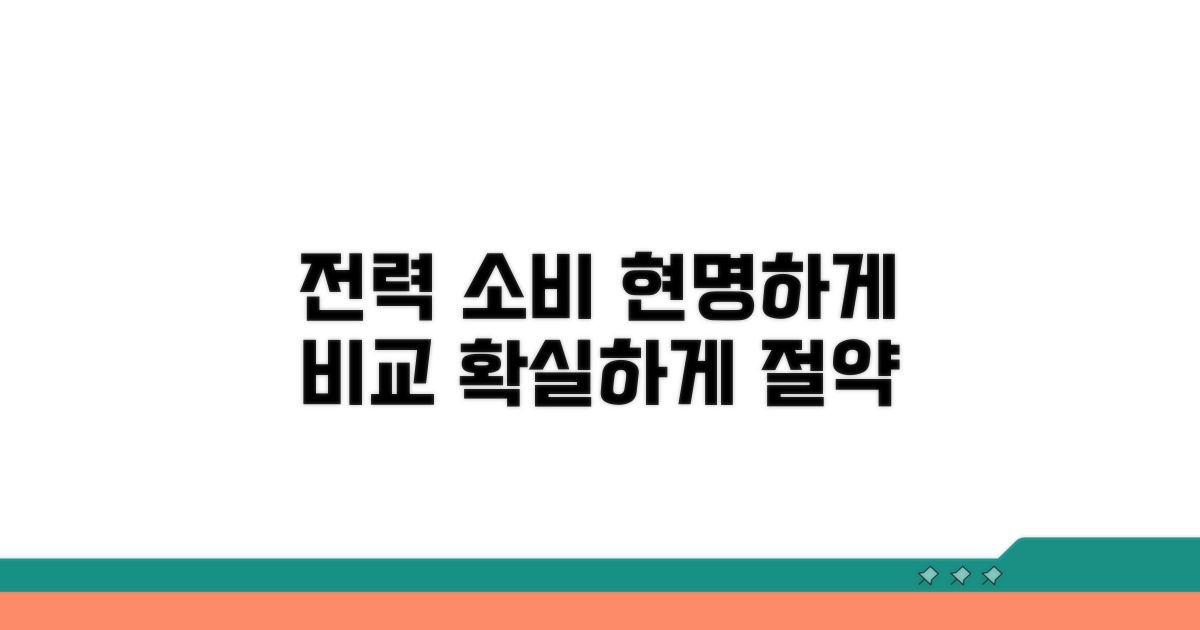 전력 소비, 똑똑하게 비교하기
