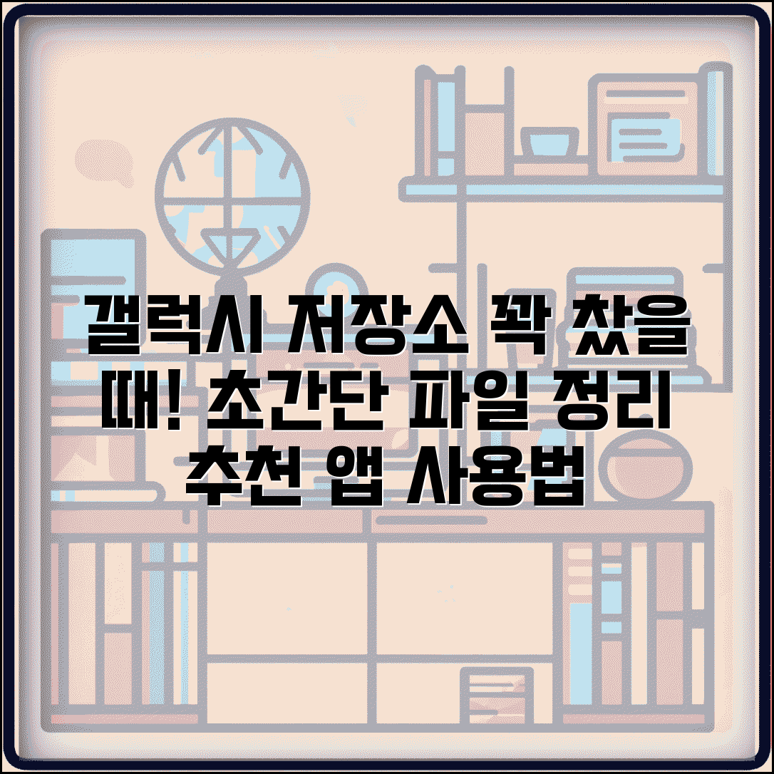 갤럭시 내부 저장소 정리 | 갤럭시 파일 정리 앱 추천 및 사용법 총정리