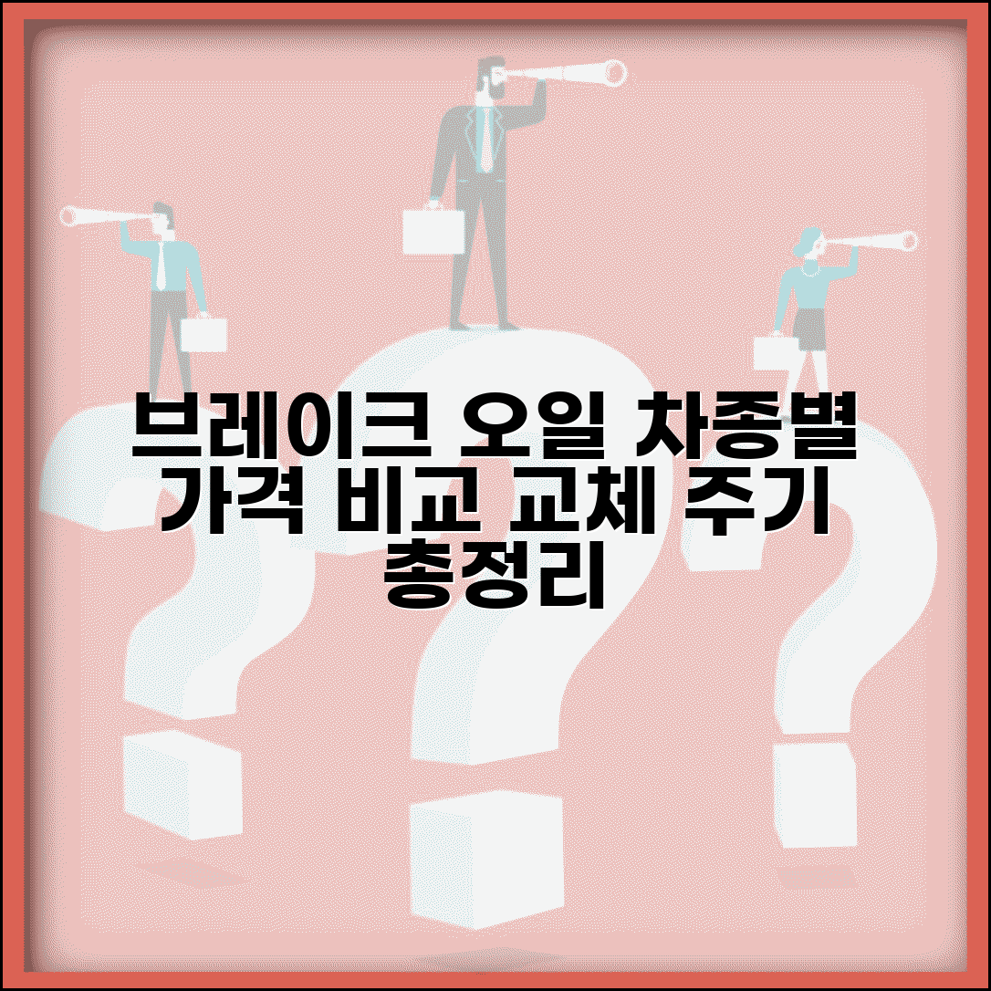 브레이크 오일 교체 비용 차종별 가격 | 교체 주기 및 비용 분석 총정리