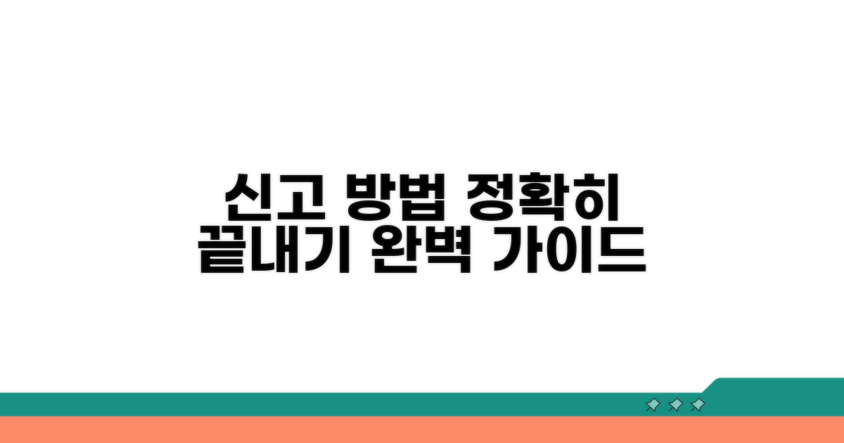 신고 방법과 절차 완벽 가이드