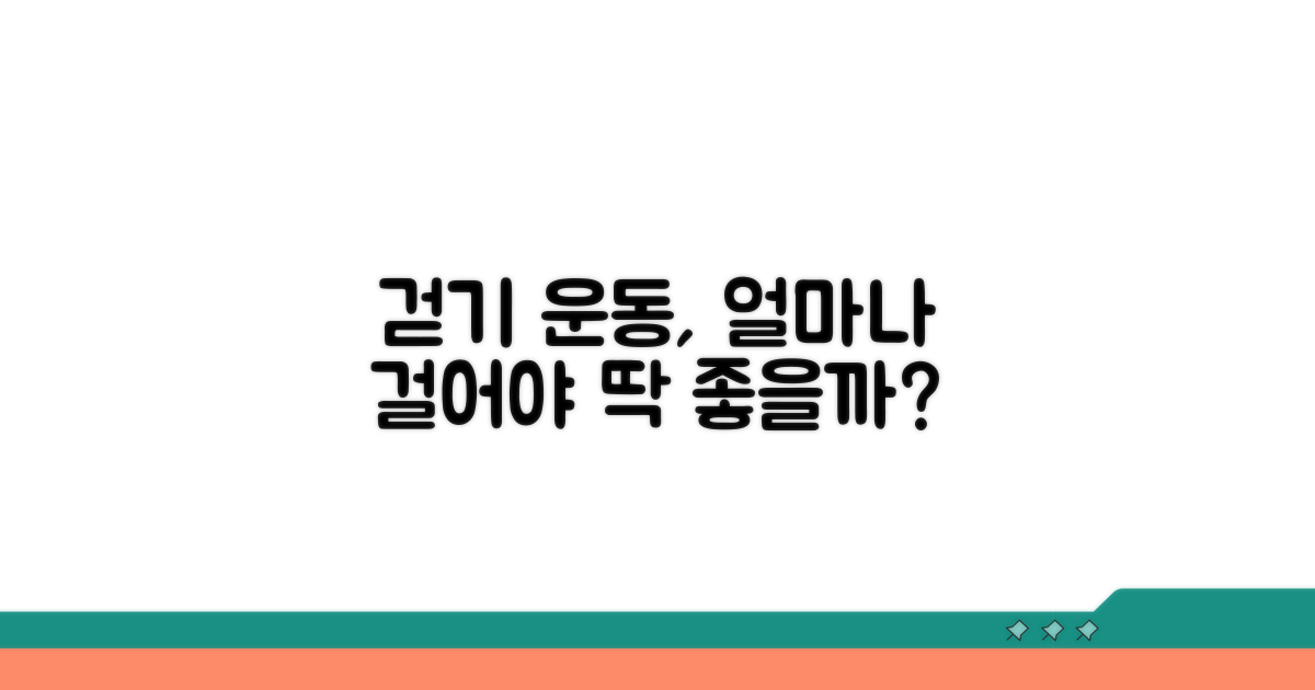 걷기 운동, 얼마큼 걸어야 딱 좋을까?