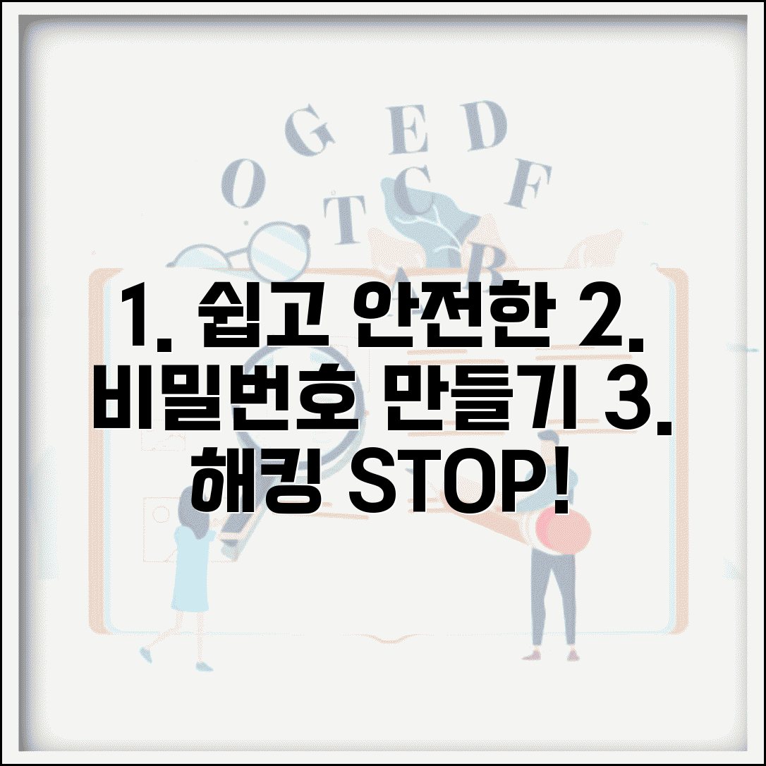 비밀번호 만들기 팁 보안 강화 | 기억하기 쉽고 해킹 어려운 비밀번호 조합 방법 총정리