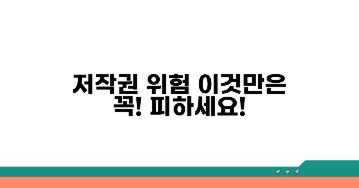 저작권 위반, 이것만은 꼭!
