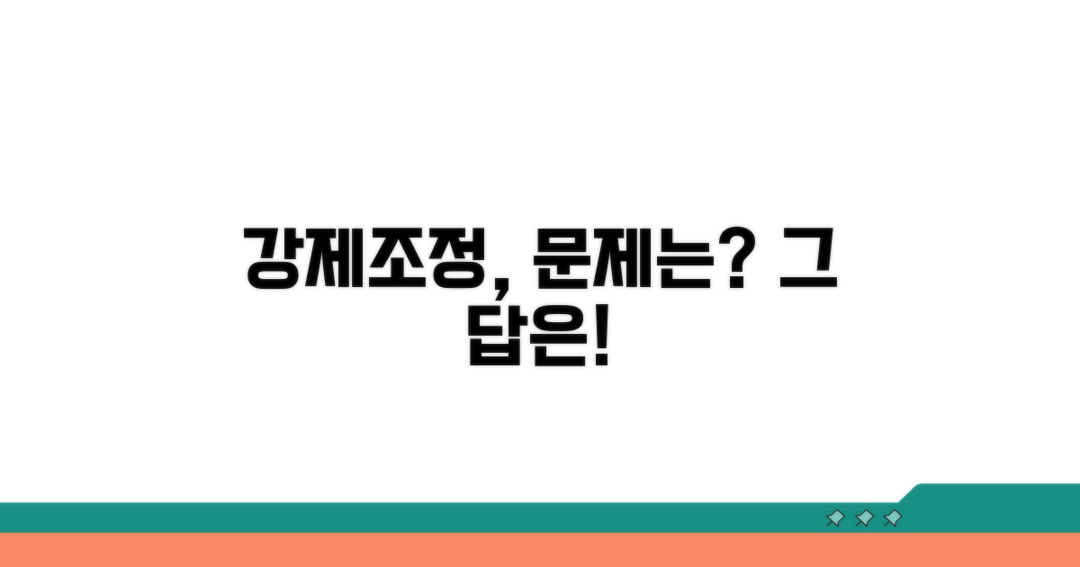 강제조정 결정, 무엇이 문제인가?