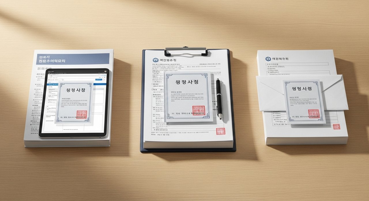 임대차신고 필증 발급절차 | 신고확인서 발급방법 3가지 비교