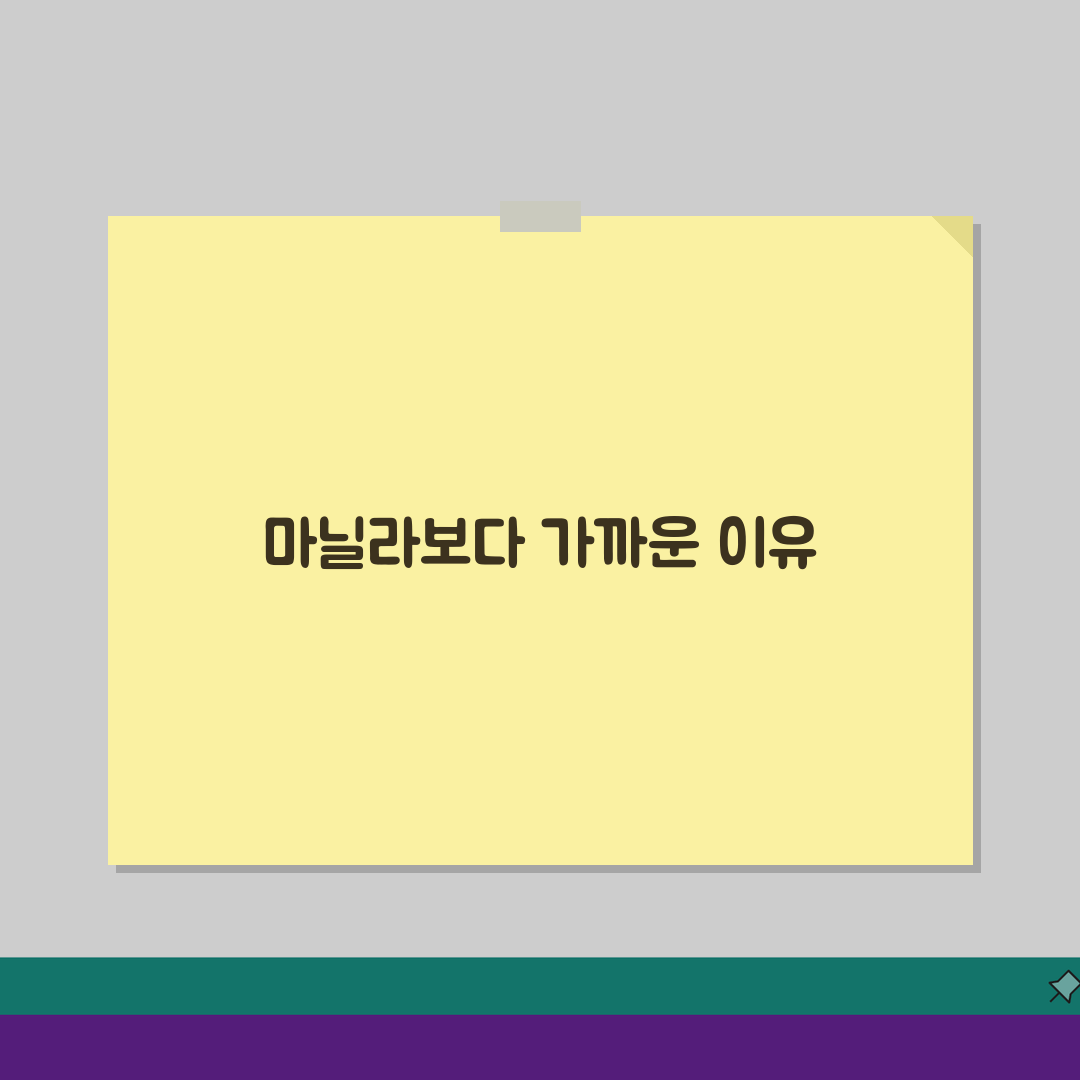 세부 위치 마닐라보다 한국에서 더 가까운 이유 5가지 핵심 분석